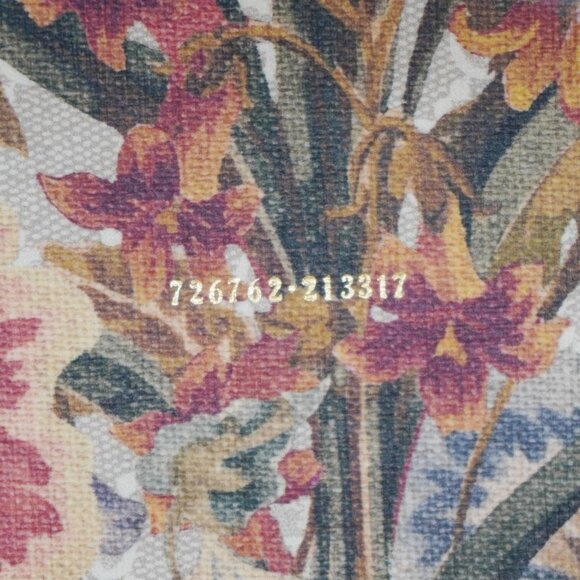 Gucci  Ophidia Small GG Supreme Flora Canvas Tote Bag Multicolor 726762 - Picture 15 of 15